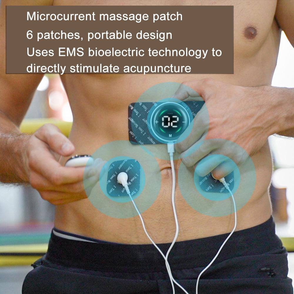 Ems Cervical Massager Patch Full Body Pulse Therapy - Single Host With Remote