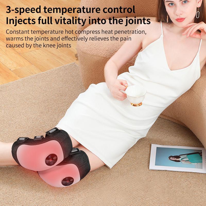 Rechargeable Heating Knee Massager Dual Joint Pad Wg-Jb-704 - Single