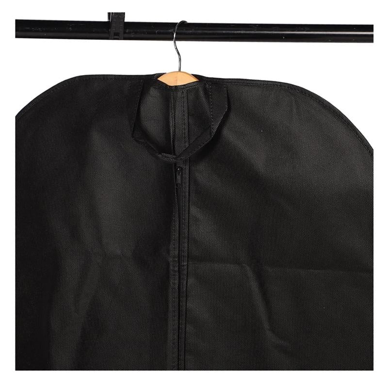 Black Non Woven Coat Suit Dust Bag 60X100Cm - White 60X100Cm