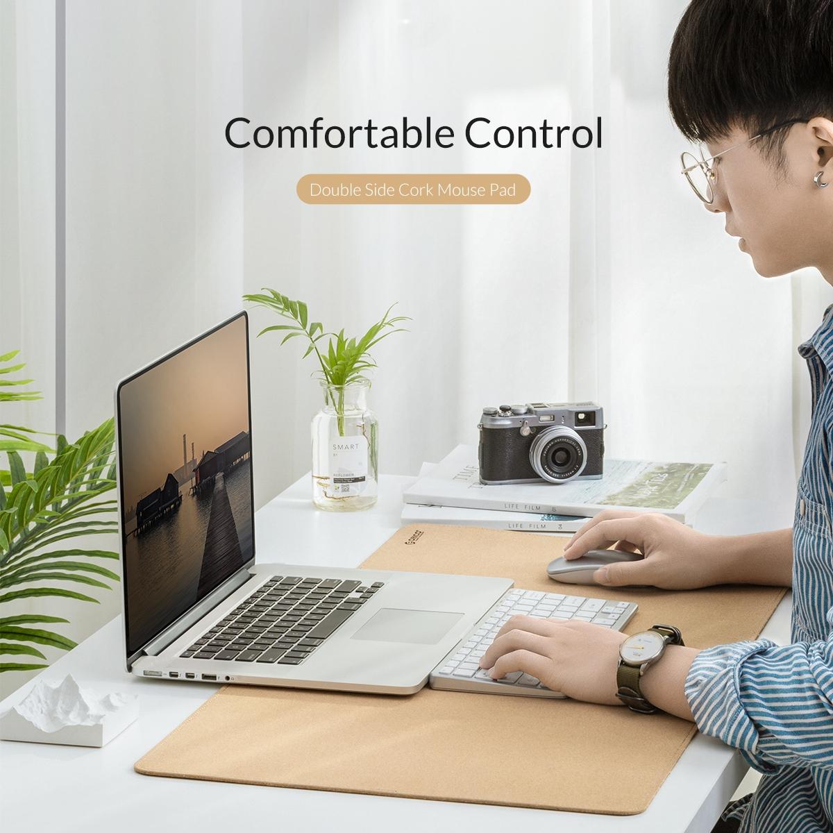 Double Sided Mouse Pad 200 X 300Mm Cork / Coffee