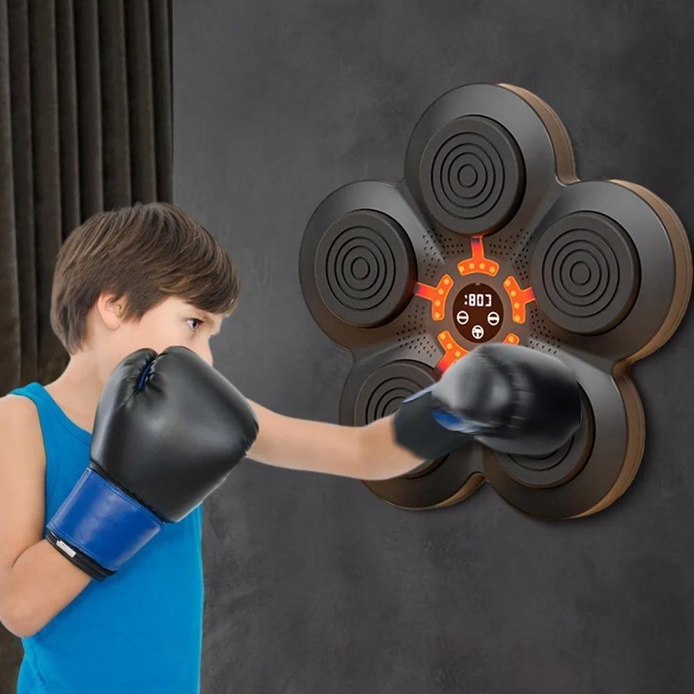 Bluetooth Music Boxing Machine With Wall Mount And Adult Gloves - Without Glove