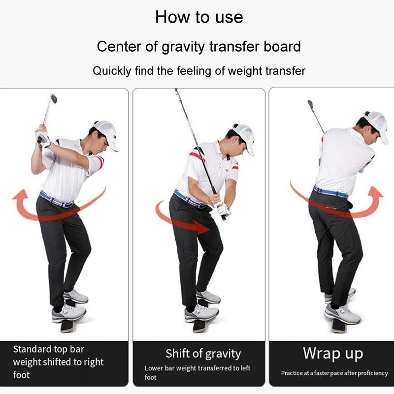 Golf Center Of Gravity Transfer Plate Improve Balance & Stability
