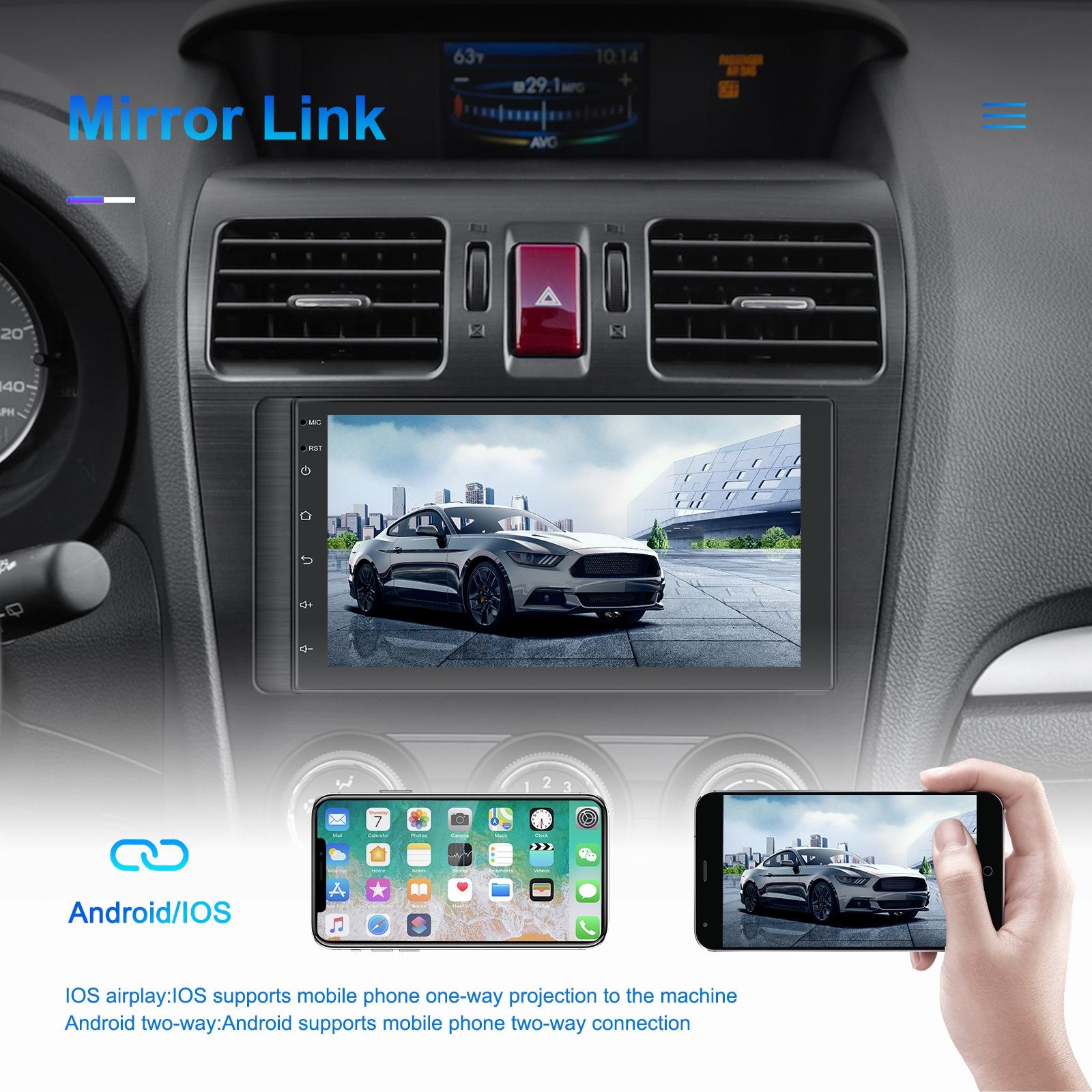 7 Inch Android 11 Carplay Navigation Player - 2 + 32G