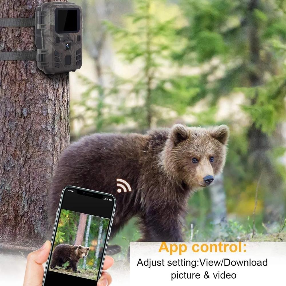 24mp Wifi Hunting Camera with Bluetooth & Night Vision