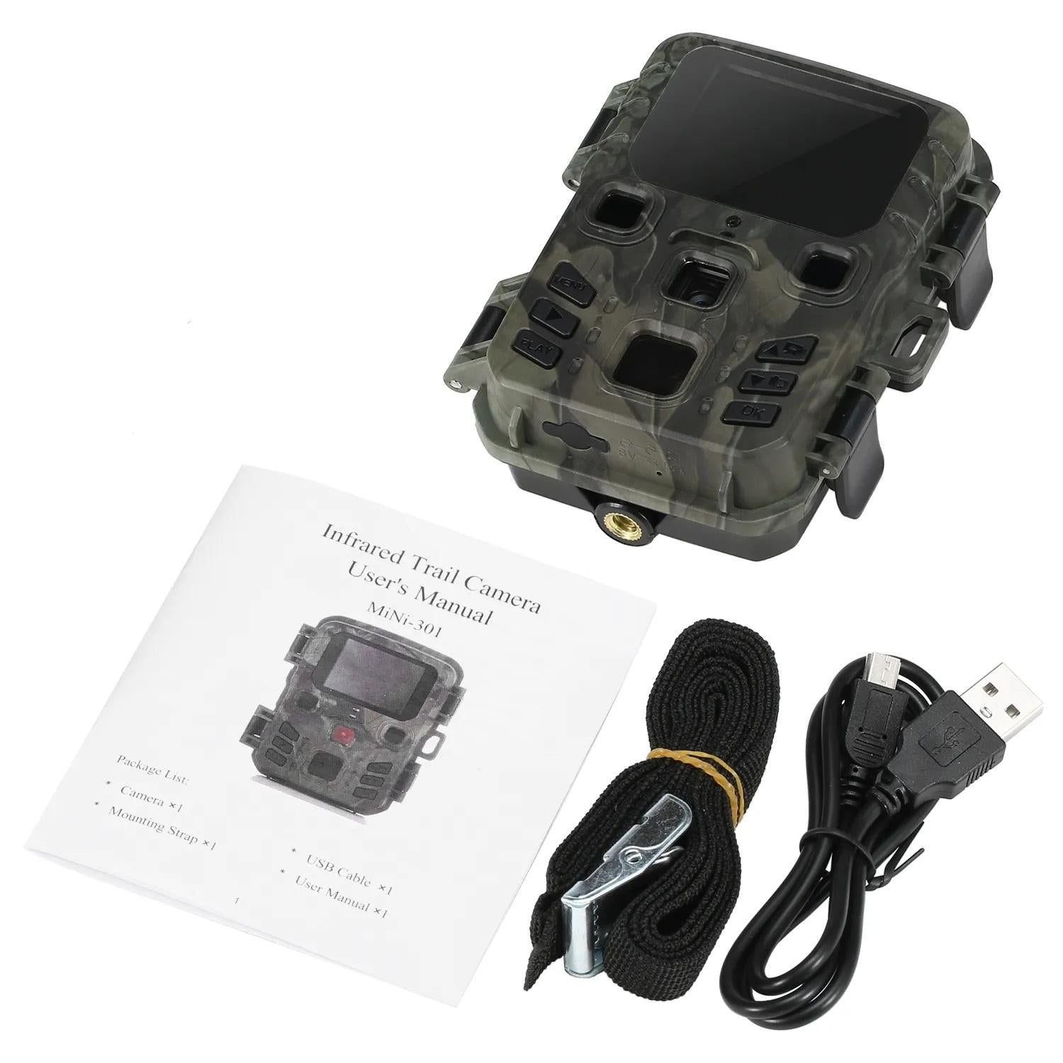 20Mp Hunting Trail Camera With Night Vision And Wildlife Scouting