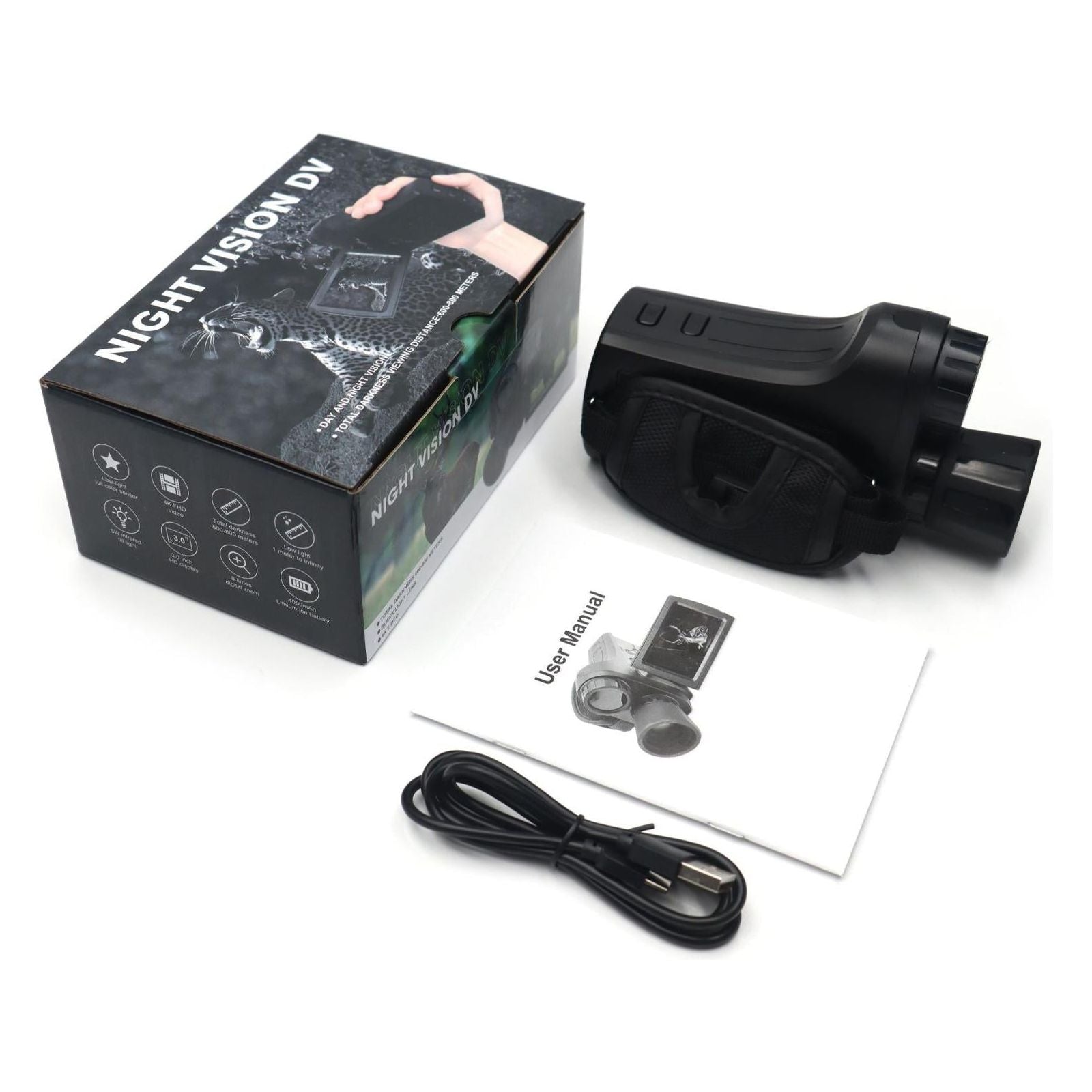 Digital Hunting Safety Camera With Handle And Hd Monitoring