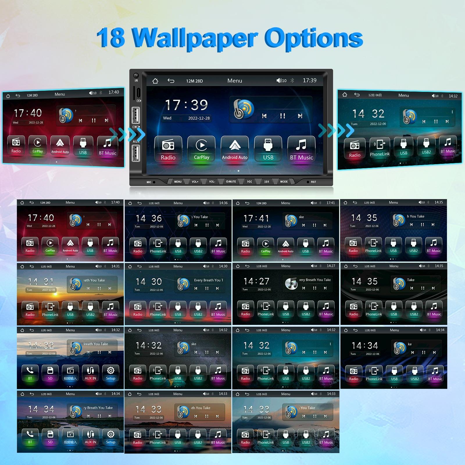 7 Inch Car Mp5 Player Carplay / Android Auto / Mirror Link / Bluetooth - Standard - Standard Edition