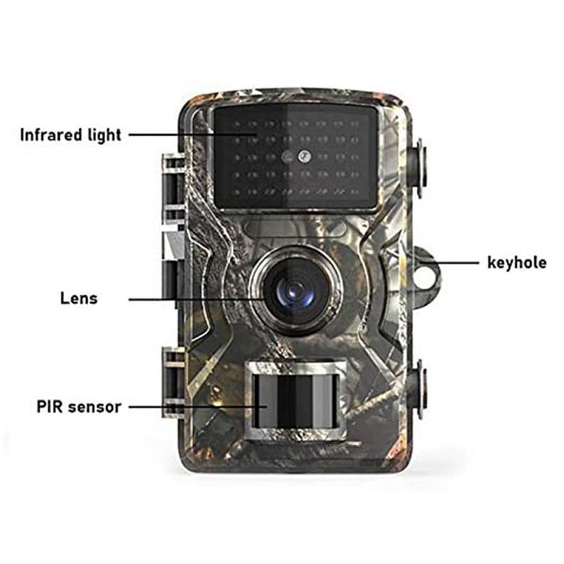 12Mp Hunting Camera With 1080P Night Vision And 26 Leds