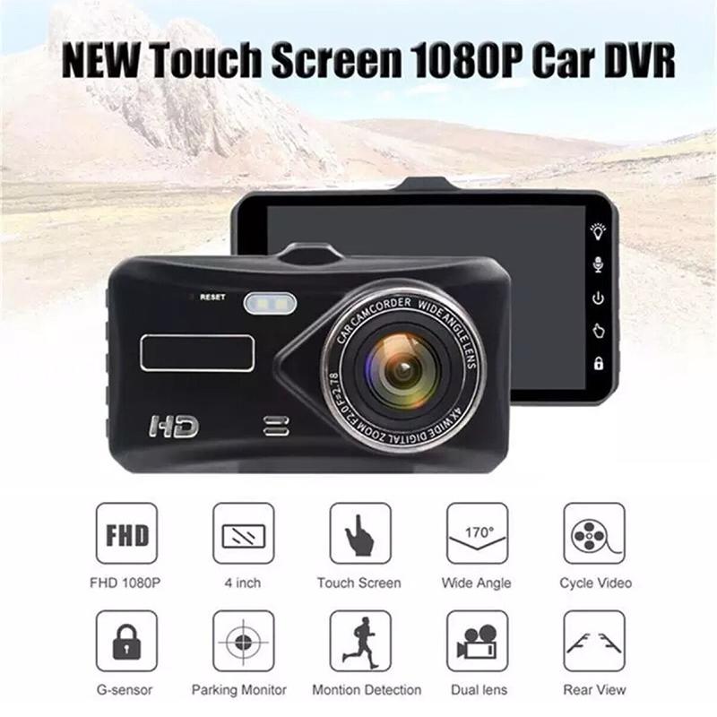 1080p Dual-recording Driving Recorder with Night Vision and Loop Recording