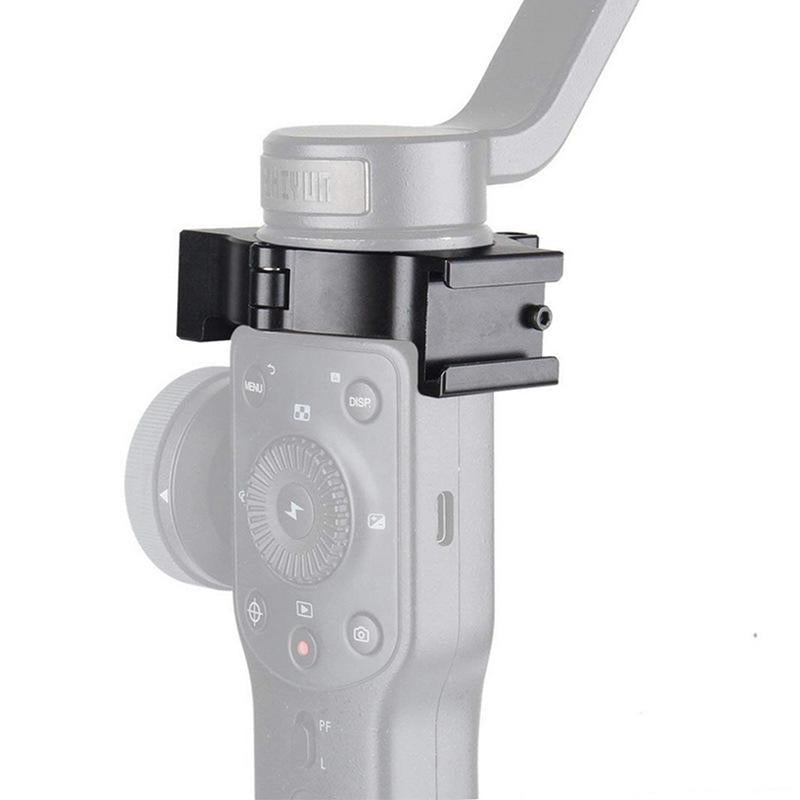 Microphone Mount for Smooth 4 Handle Gimbal Stabilizer - Hot Shoe Adapter Ring