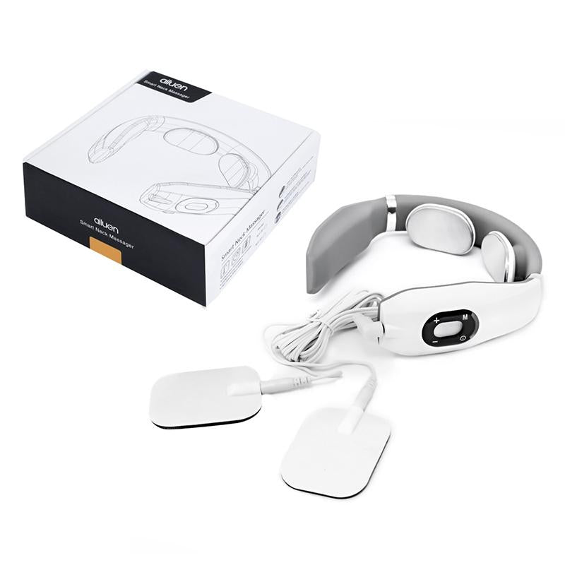 Intelligent Neck Massager Electromagnetic Vibration Black