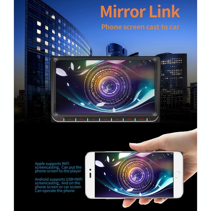 9 Inch Car Hd Radio Receiver Mp5 Player For Volkswagen - Fm Bluetooth Tf Card Gps Wifi - 1Gb + 16Gb