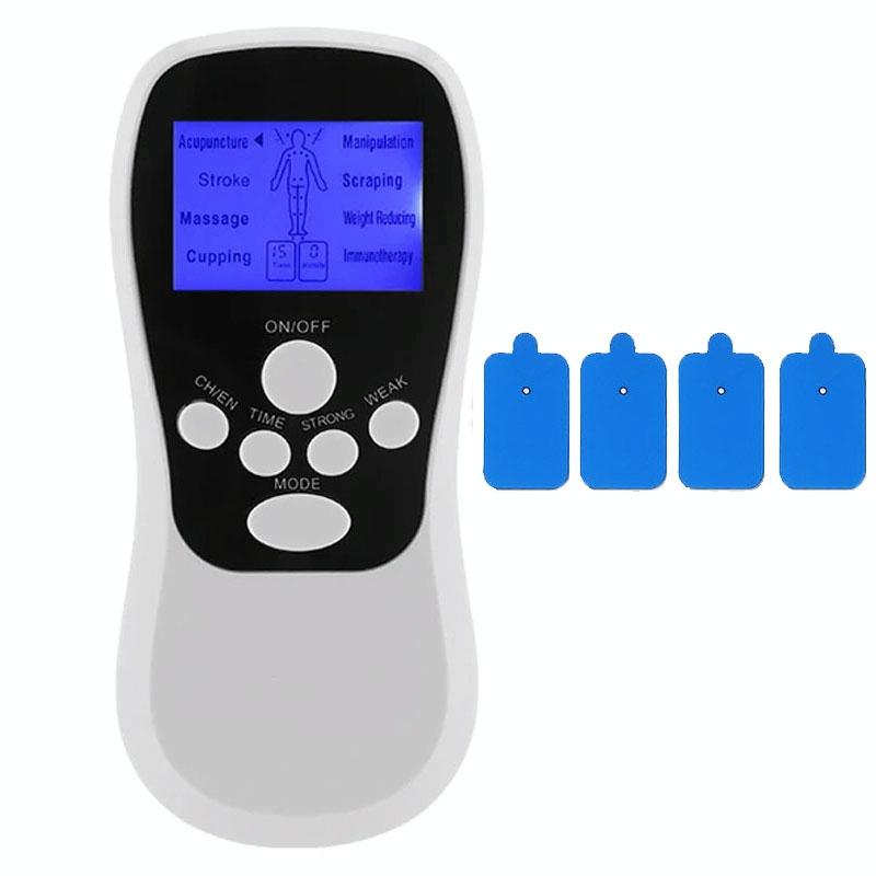 Blue Low Frequency Pulse Meridian Massage Instrument - White Upgrade
