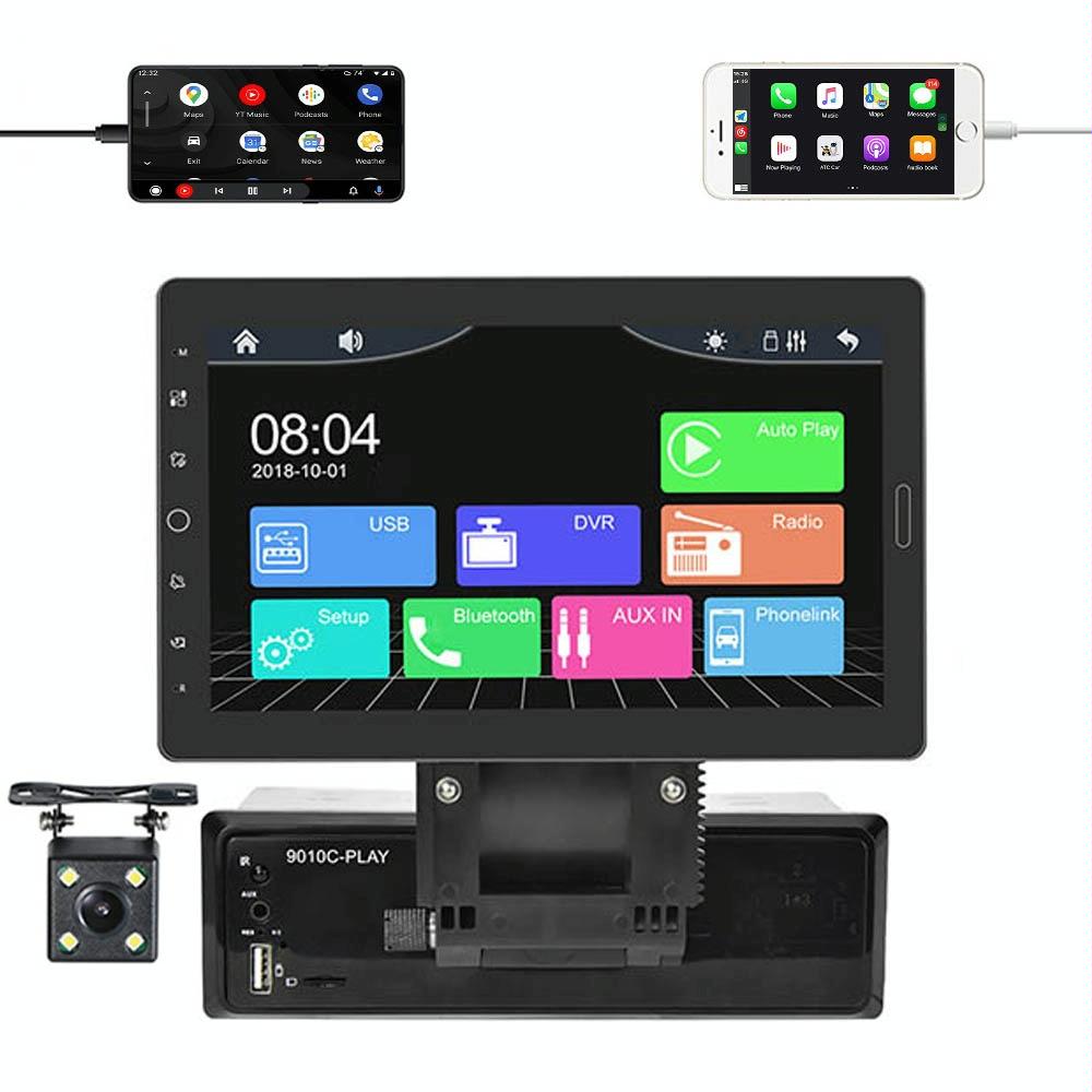 10.1 Inch Full Screen Car Mp5 Player With Wired Carplay - Standard + 4 Camera