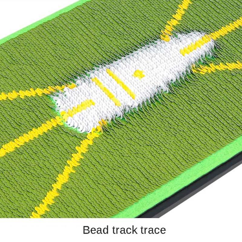 Golf Batting Pad Swing Practitioner Beads Training Cushion No Balls