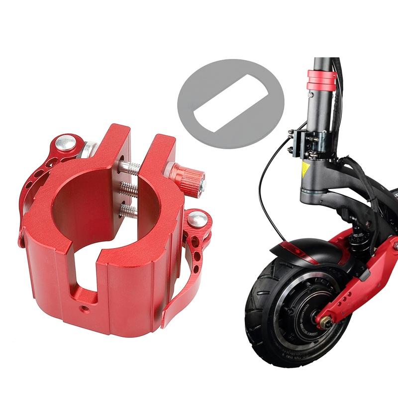Red Folding Clamp with Pad for Electric Scooter