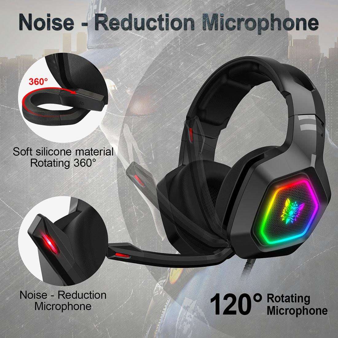 Rgb Led Gaming Headset With Wired Connection