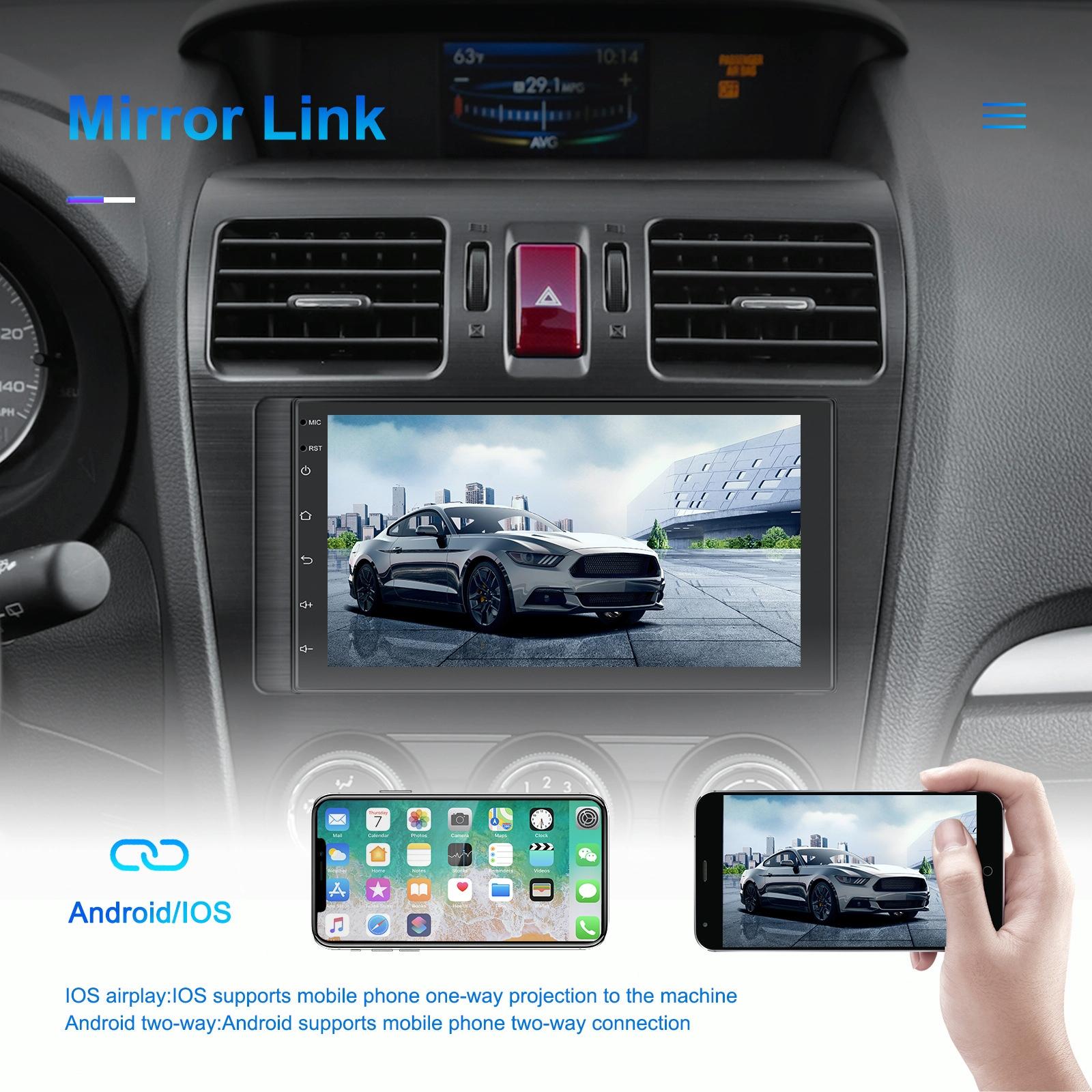 7 Inch Android 11 Carplay Navigation Player + Ahd Camera