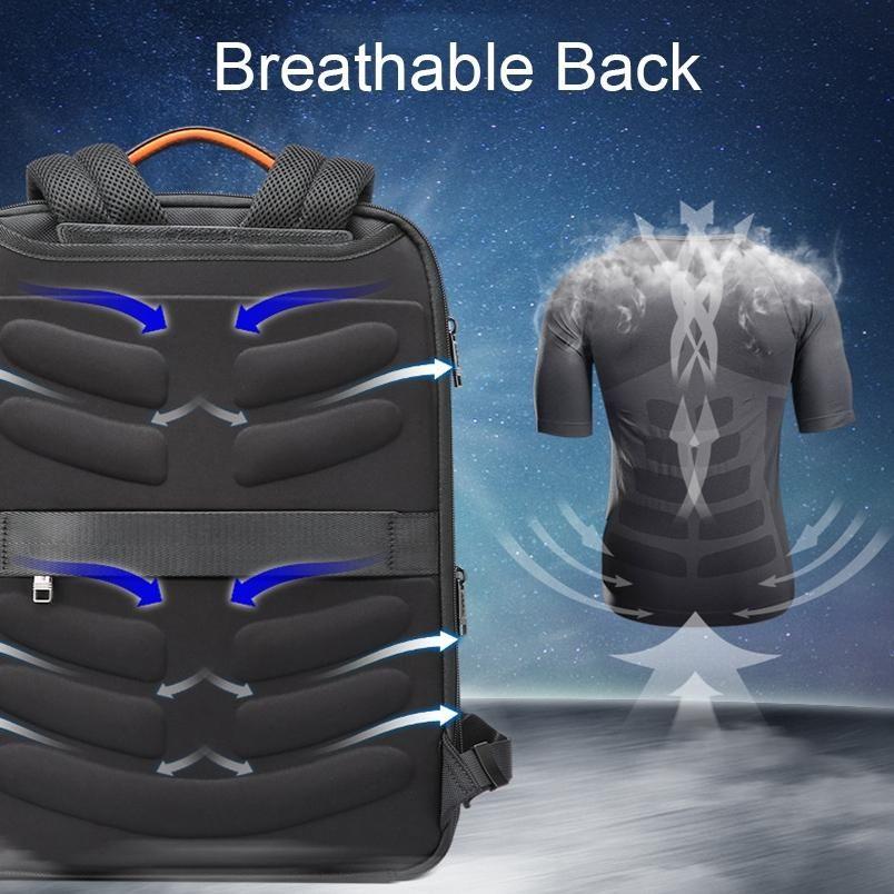 Waterproof Laptop Backpack With Usb Port - Outdoor Expansion