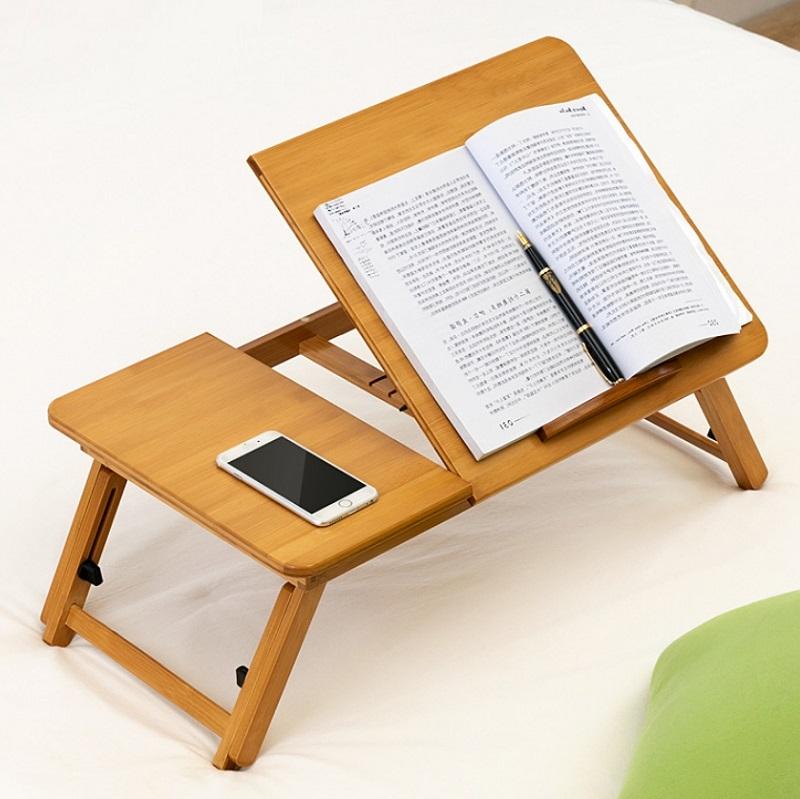 Adjustable Folding Laptop Desk for Dorm or Study - Compact Design