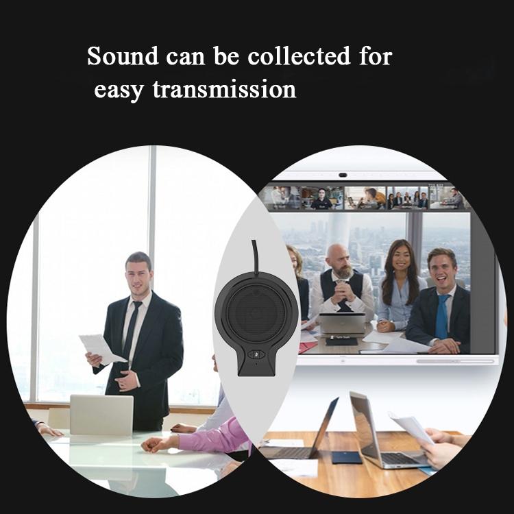 360-Degree Usb Conference Microphone For Video Calls And Webcasts
