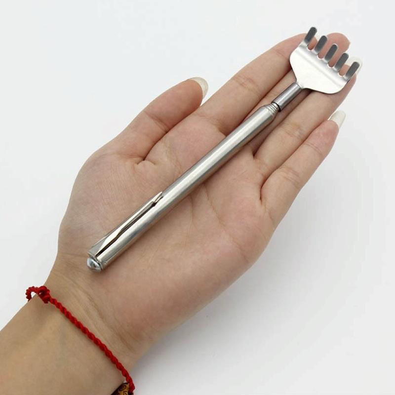Extendable Back Scratcher Stainless Steel Telescopic Claw Massager