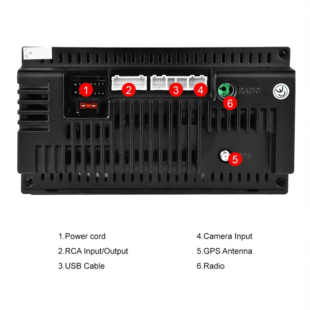 9 Inch Android Wifi Car Navigation Player 2 + 32G Reversing Video Standard + 12Lights Camera