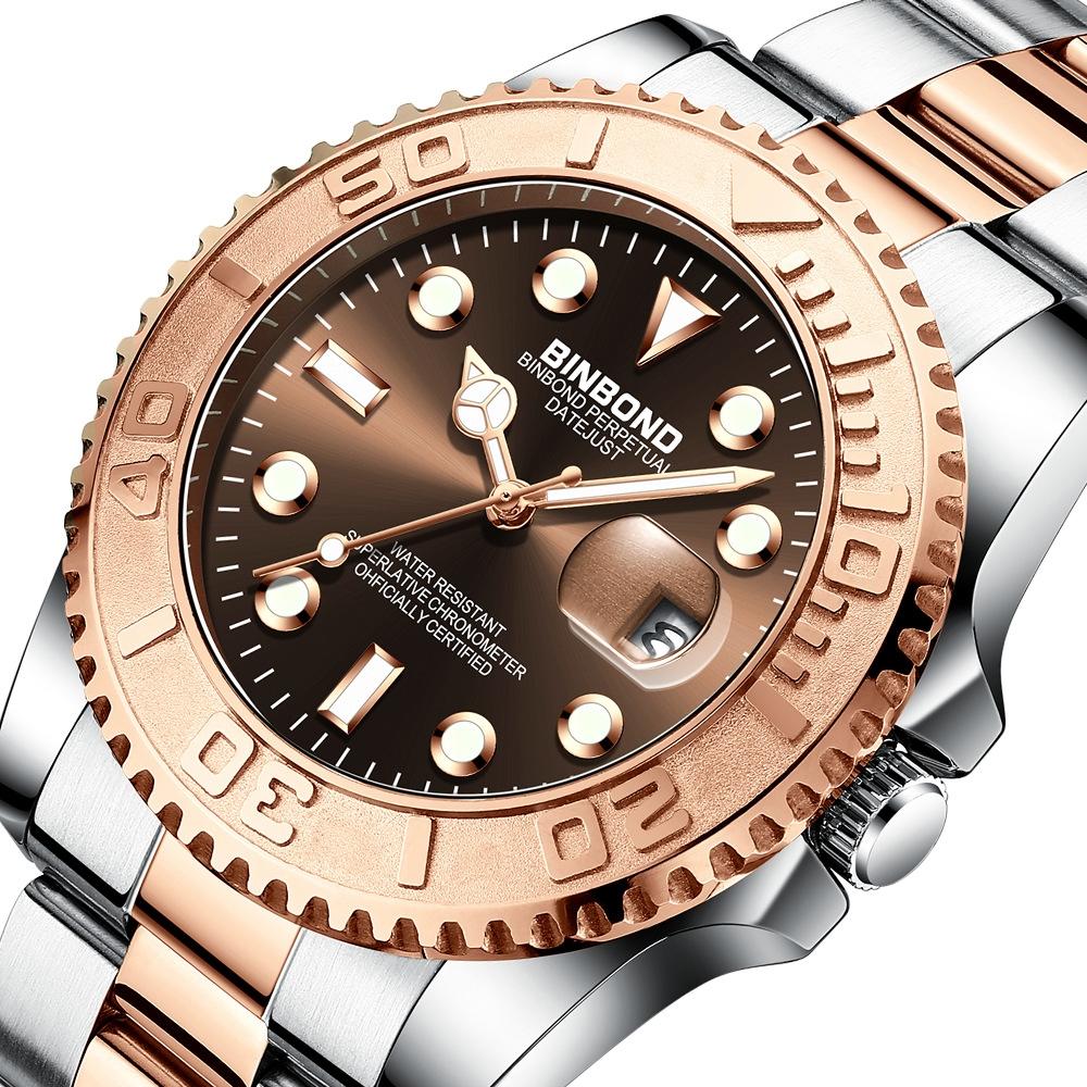 Waterproof Luminous Sports Watch with Metal Gear - 30m