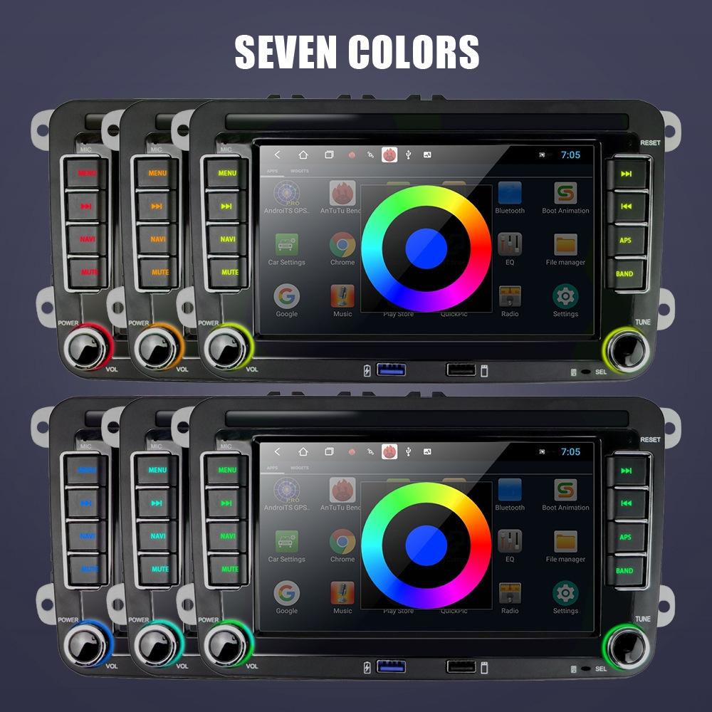 7 Inch Android Car Multimedia Player Navigation Bluetooth Reversing Integrated Machine - 2 + 32G