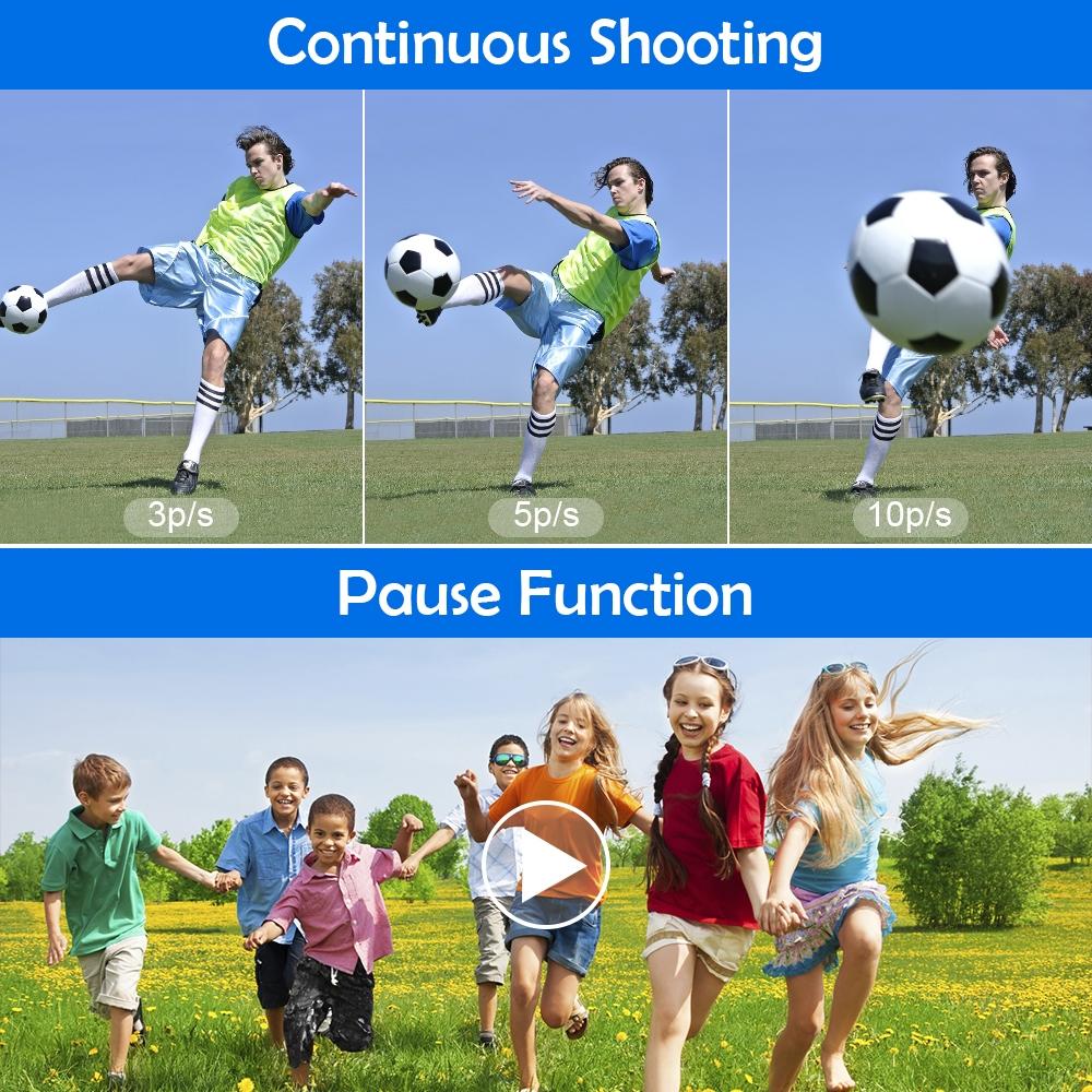 Af2 5600Px 18X Zoom 4K Digital Video Camera With Hood & Microphone & Wide-Angle Lens