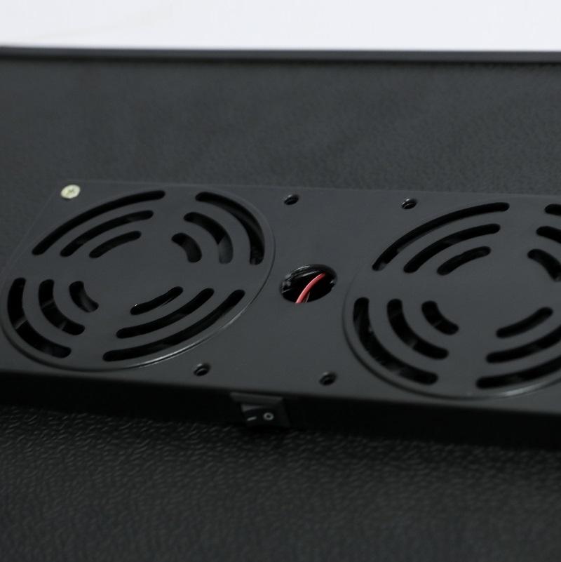 Portable Laptop Desk with Fan & Mouse Board - Aluminum Alloy Folding & Heightening - Black