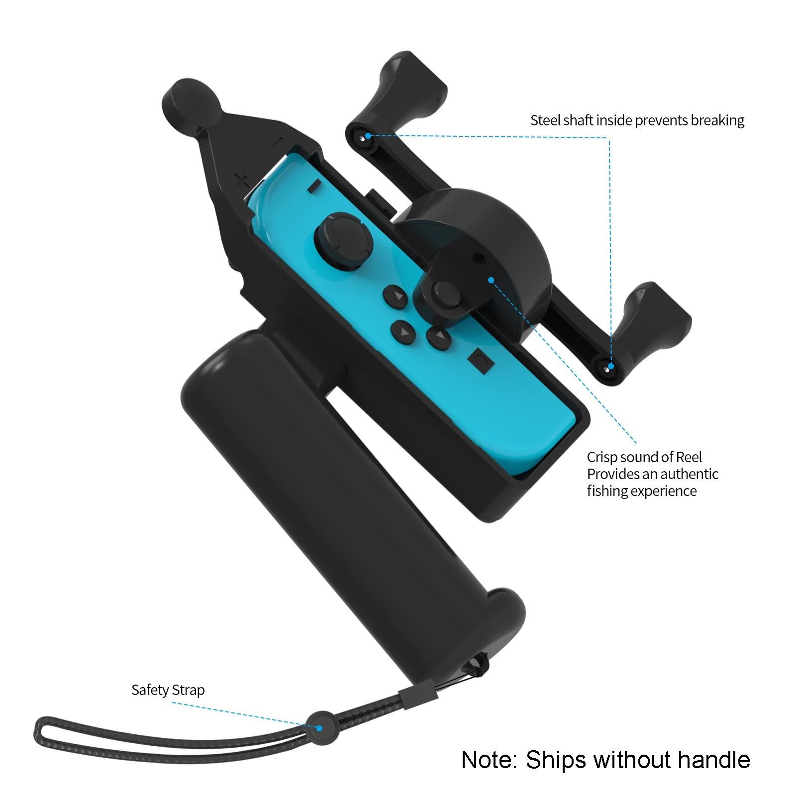 Oled Switch Fishing Rod for Aquarium Game - Left / Right Handle