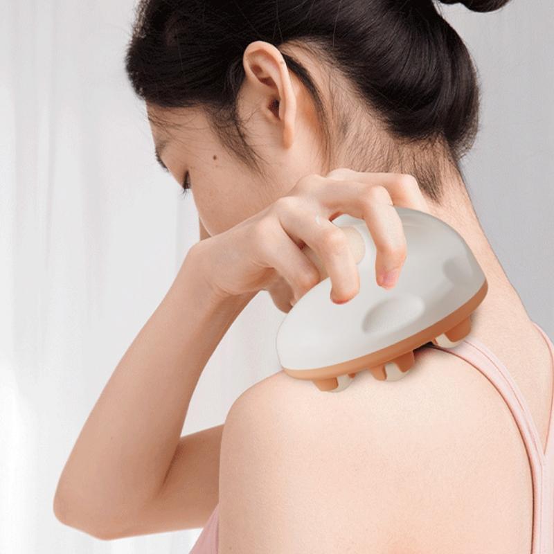 Abdominal Ball Meridian Massager Pink Steel Ball Calf Muscle Relaxation Fits Most Brands