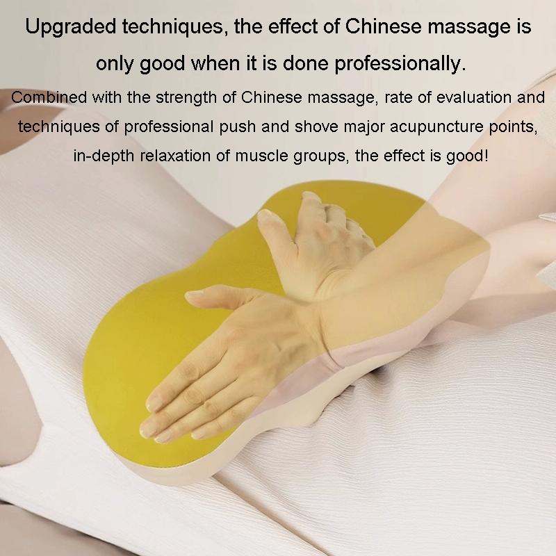 Multi-Function Lumbar Massager Hot Waist Massage Pillow Gray - Charging Model Gray