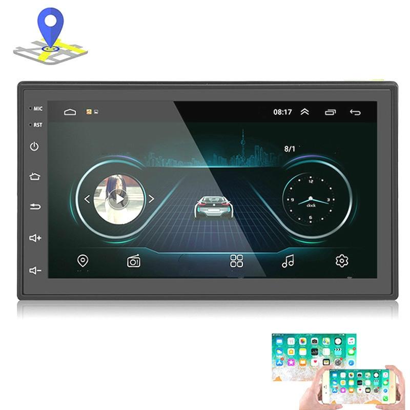 7 Inch Android Car Navigation Mp5 Player With Gps Bluetooth And 8 Lights Camera - Universal All-In-One