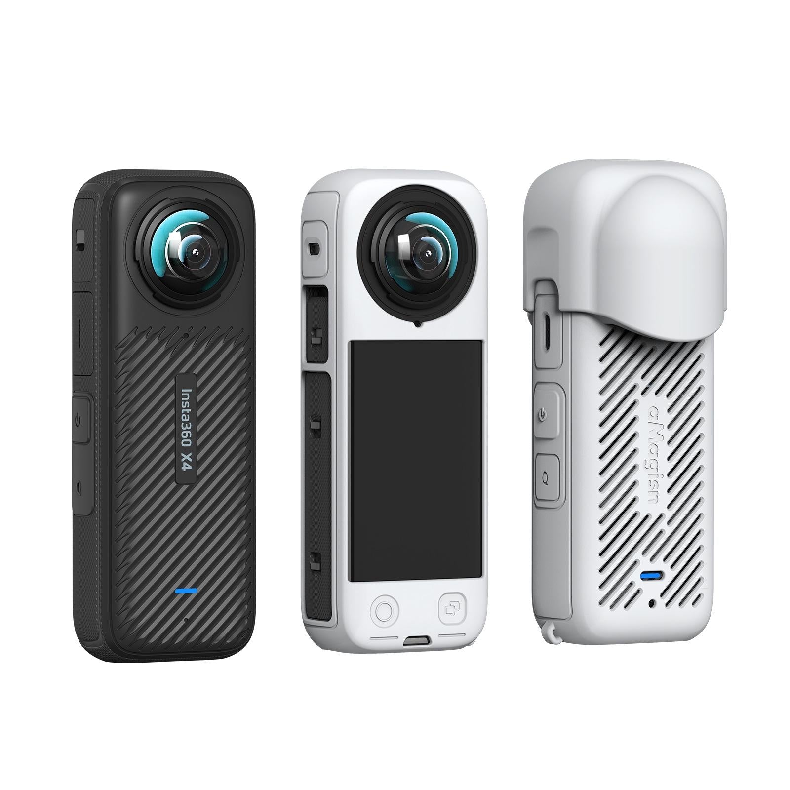 Amagisn Silicone Protective Cover for Insta360 X4 - Body Case Black