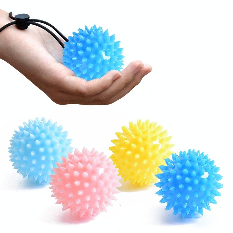 2-Pack Tpr Grip Ball For Stroke Rehab 6.5Cm 20Lbs Light Blue
