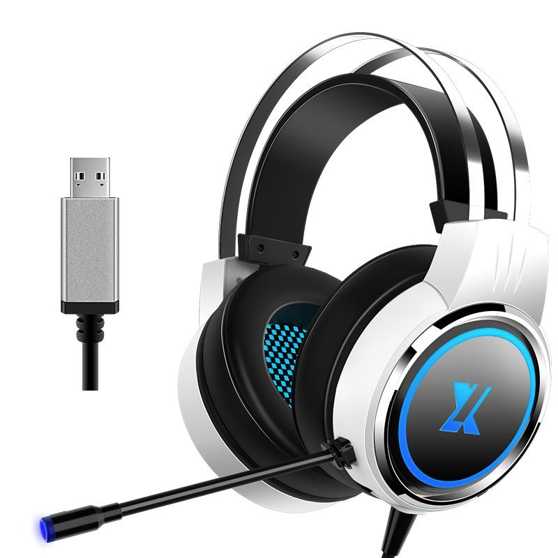 X8 7.1 Sound Gaming Headset With Mic Stars White
