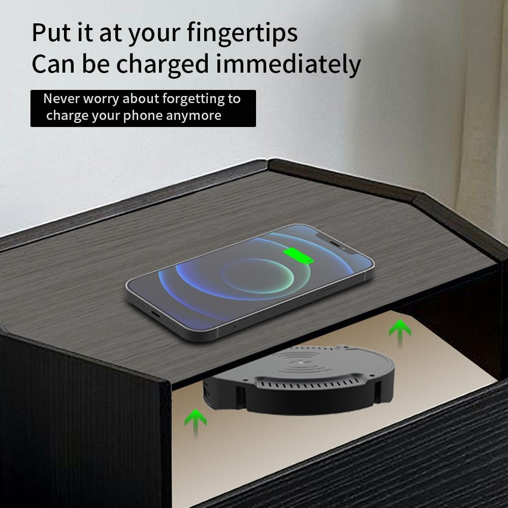 10W Magnetic Wireless Charger For Desktops 30Mm