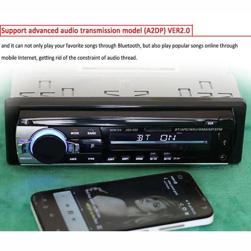 Car Stereo Radio Mp3 Player With Bluetooth Fm Usb Sd - Ordinary Version