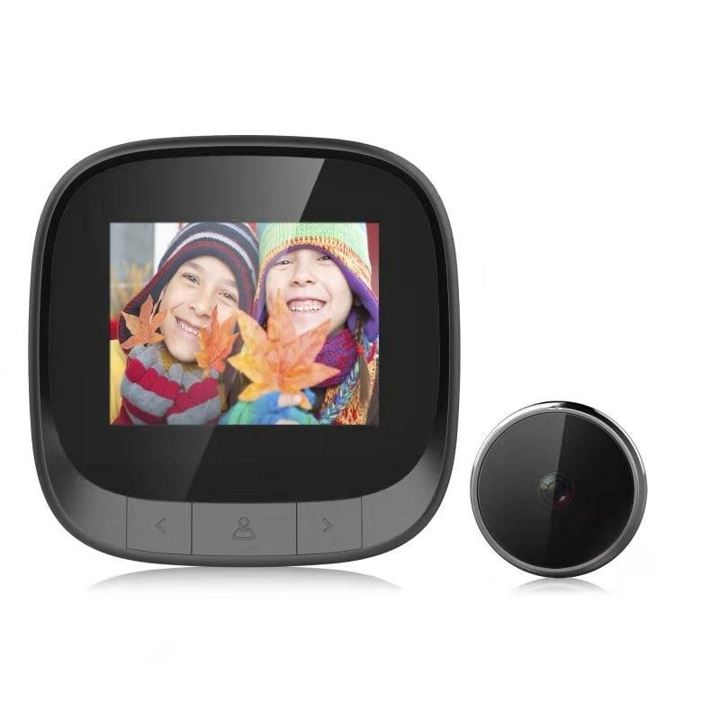2.4 Screen Digital Peephole Viewer With 0.3Mp Camera And Door Bell
