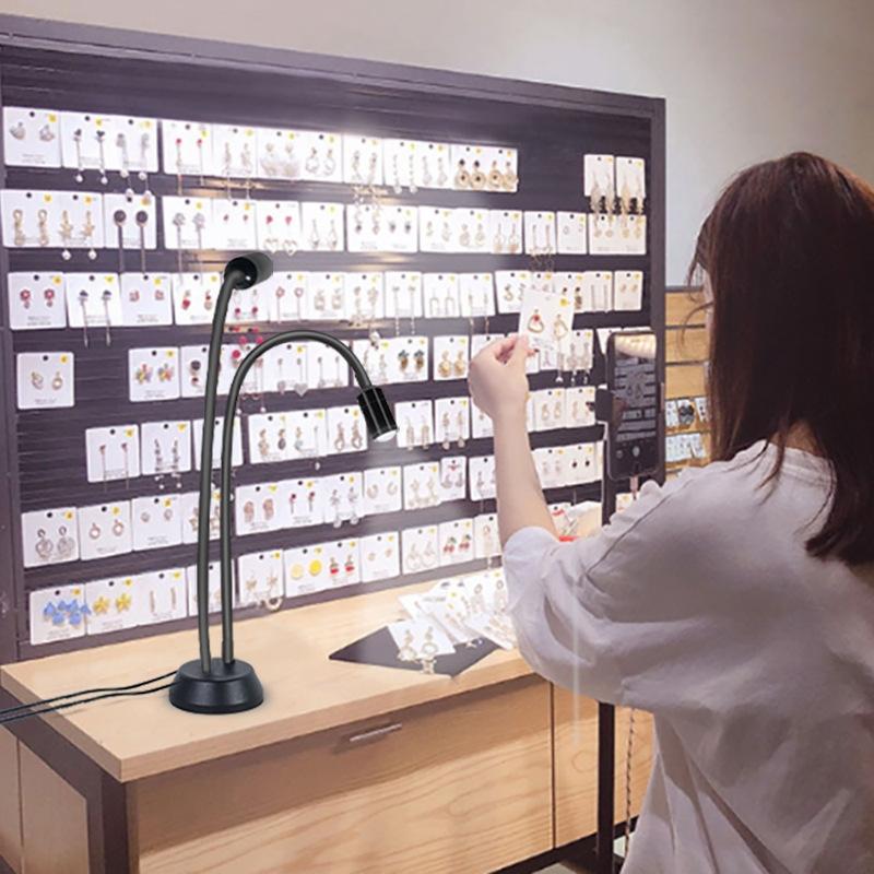 Adjustable Double-head Led Jewelry Table Lamp for Live Photos