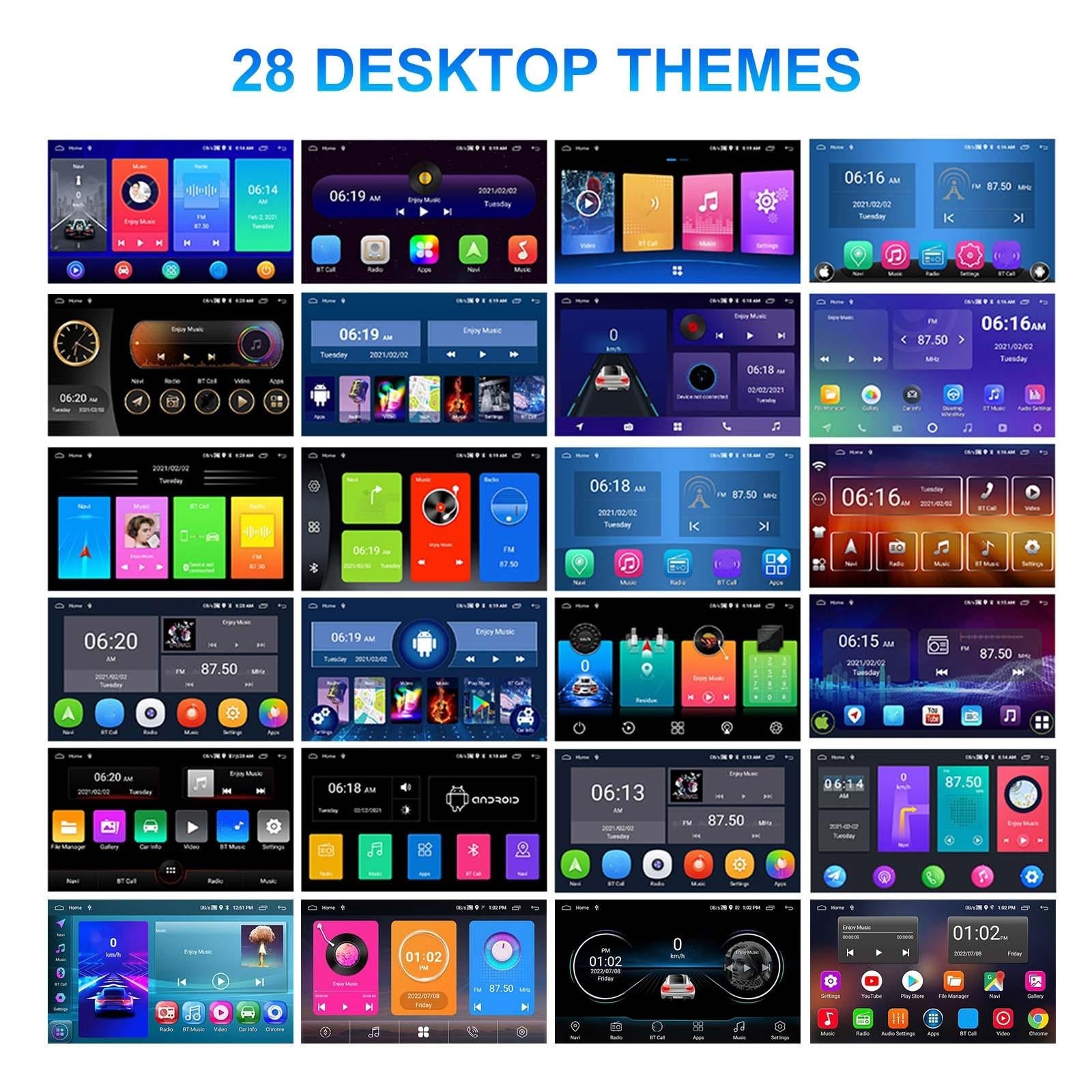 10 Inch Car Android Navigation Screen With Carplay - 2 + 64G Ahd Camera