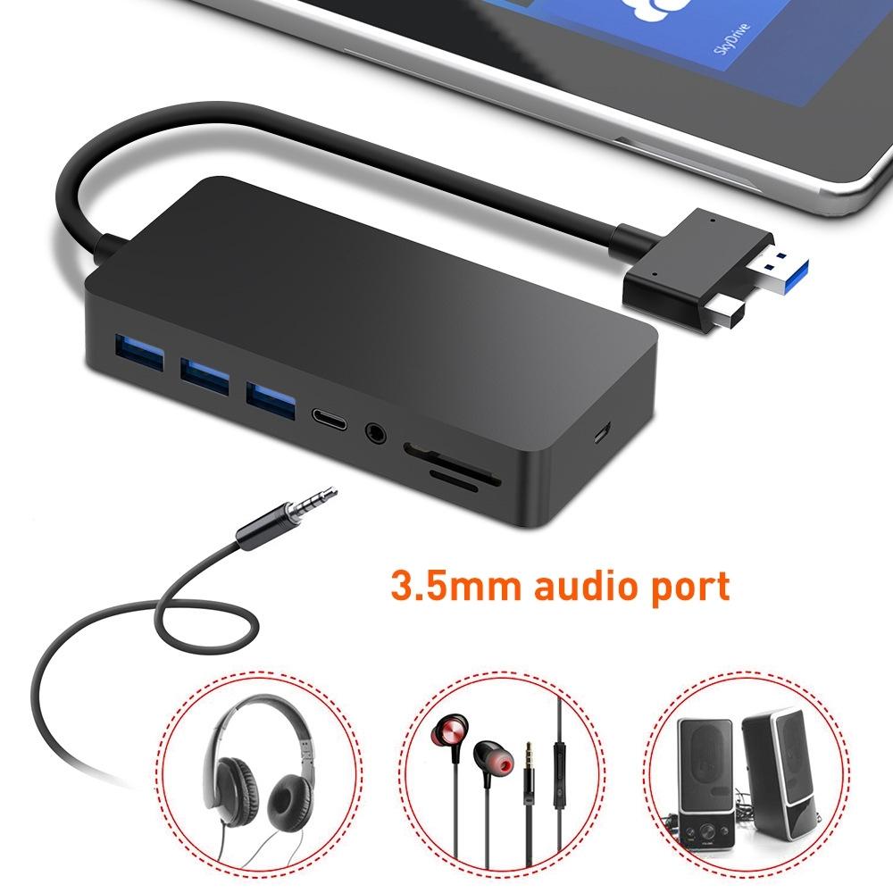 11-In-1 Rj45 / Usb 3.0 Hub For Surface Pro 5 / 6
