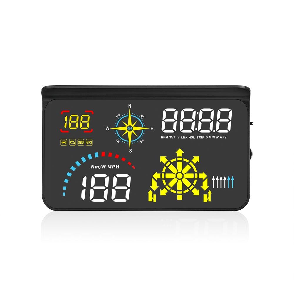 Hud Car Speed Meter For Gps Navigation Display