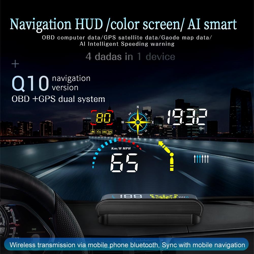 Hud Car Speed Meter For Gps Navigation Display