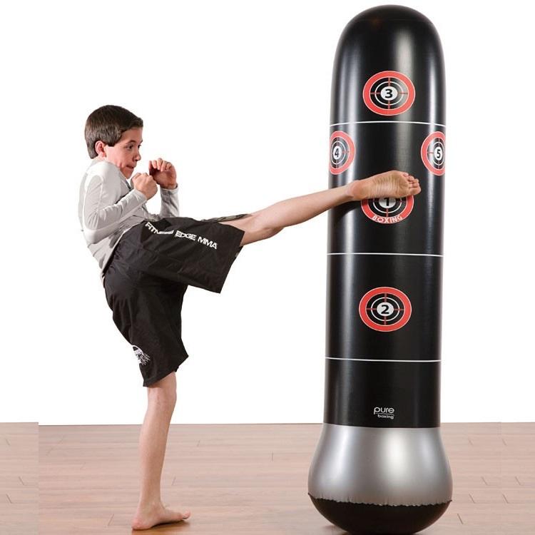 Vertical Inflatable Tumbler Boxing Column For Adults And Children - 1.6M Height