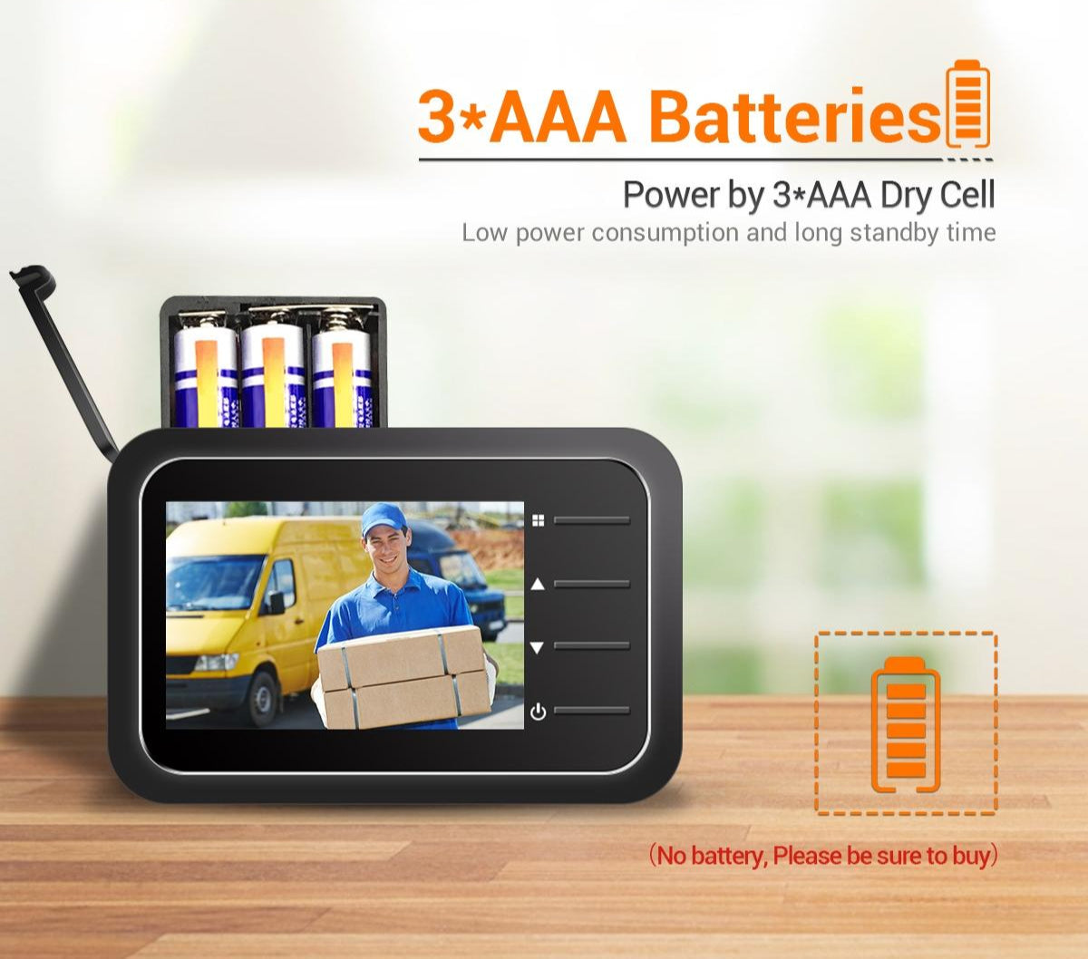 2.4 Digital Door Viewer With Night Vision Tf Card Slot Photo & Video Capture