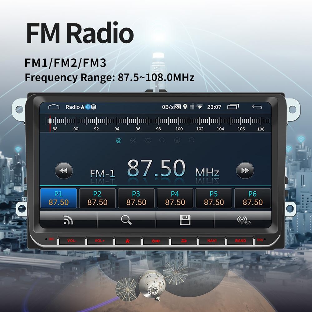 9 Inch Android 8.1 Car Radio Receiver For Volkswagen - Fm Bluetooth Gps Wifi Tf Card - Decoding
