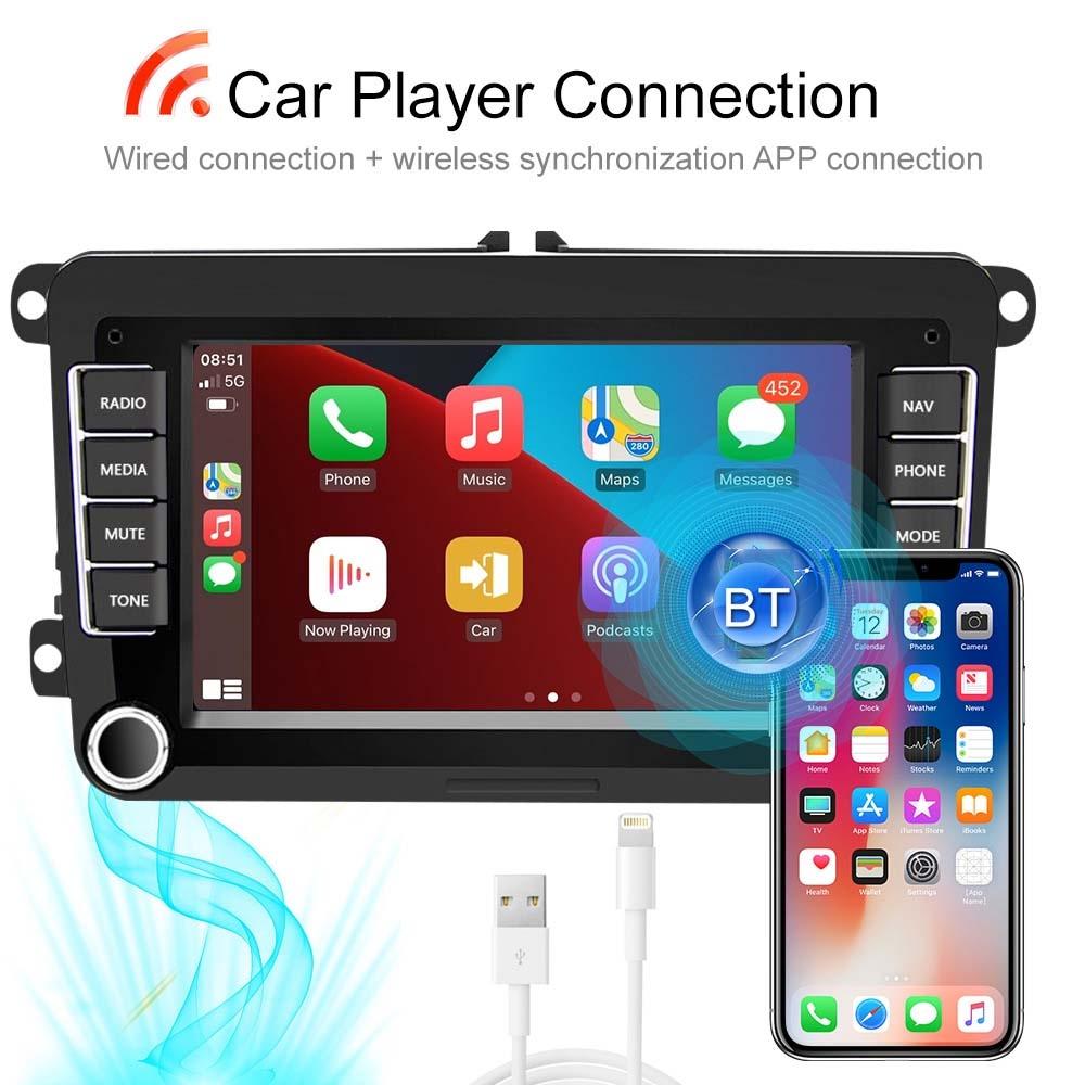 7 Inch Android Car Navigation Player + Wireless Carplay - 2 + 32G + Ahd Camera